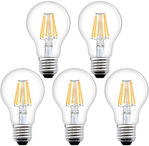 CROWN LED - Ampoule E27 Vintage 3x Edison Tube LOVE - 4W, Blanc